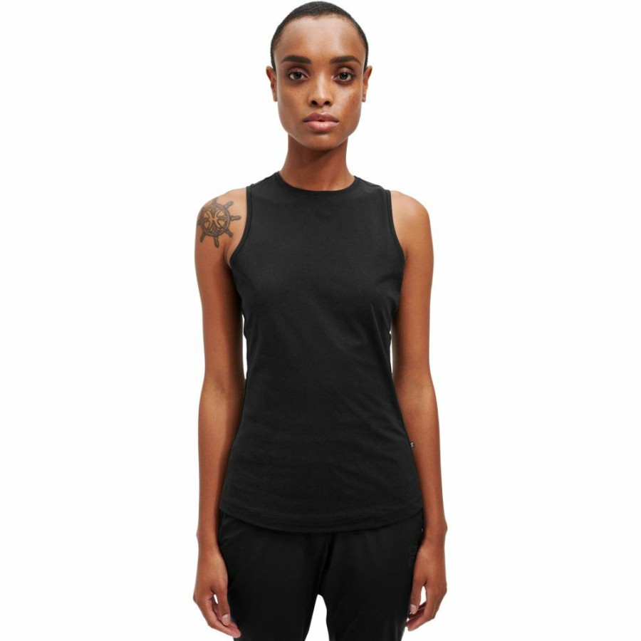 Shirts & Tops * | On Movement Tank Women Running Shirt Black On Running Outlet