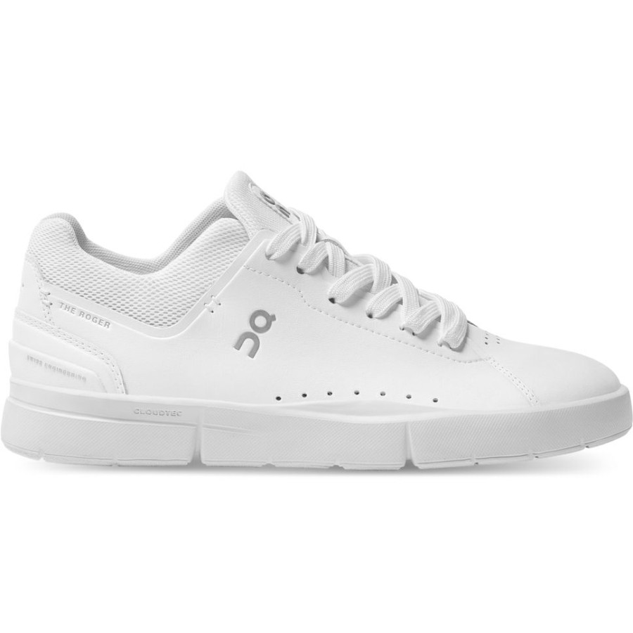 Streetwear * | On The Roger Advantage Women Sneaker All White On Running Online