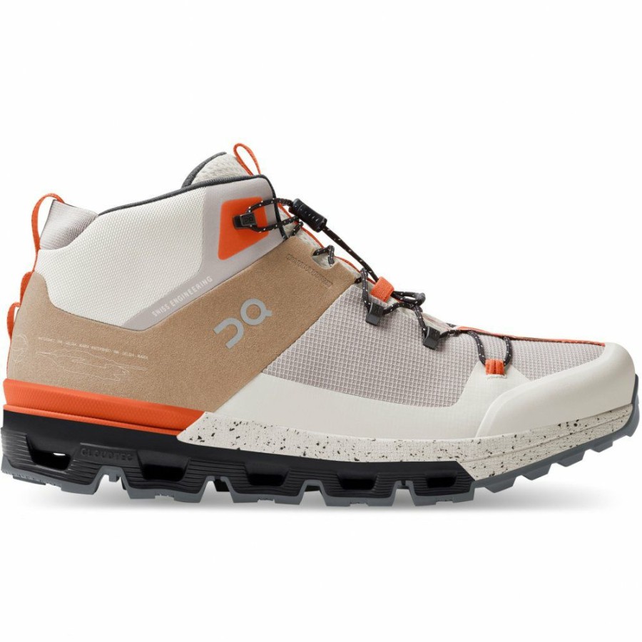 Running Shoes * | On Cloudtrax Hiking Shoe Chai & Ivory On Running Clearance