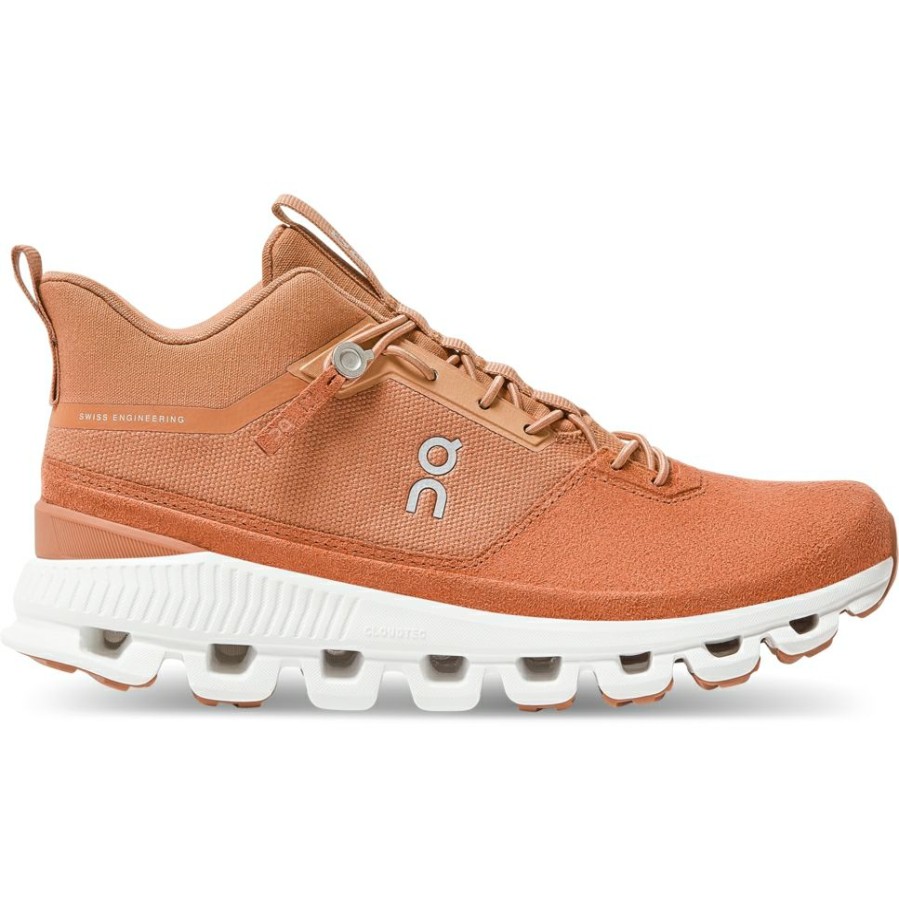 Running Shoes * | On Cloud Hi Women Shoe Mocha On Running Outlet