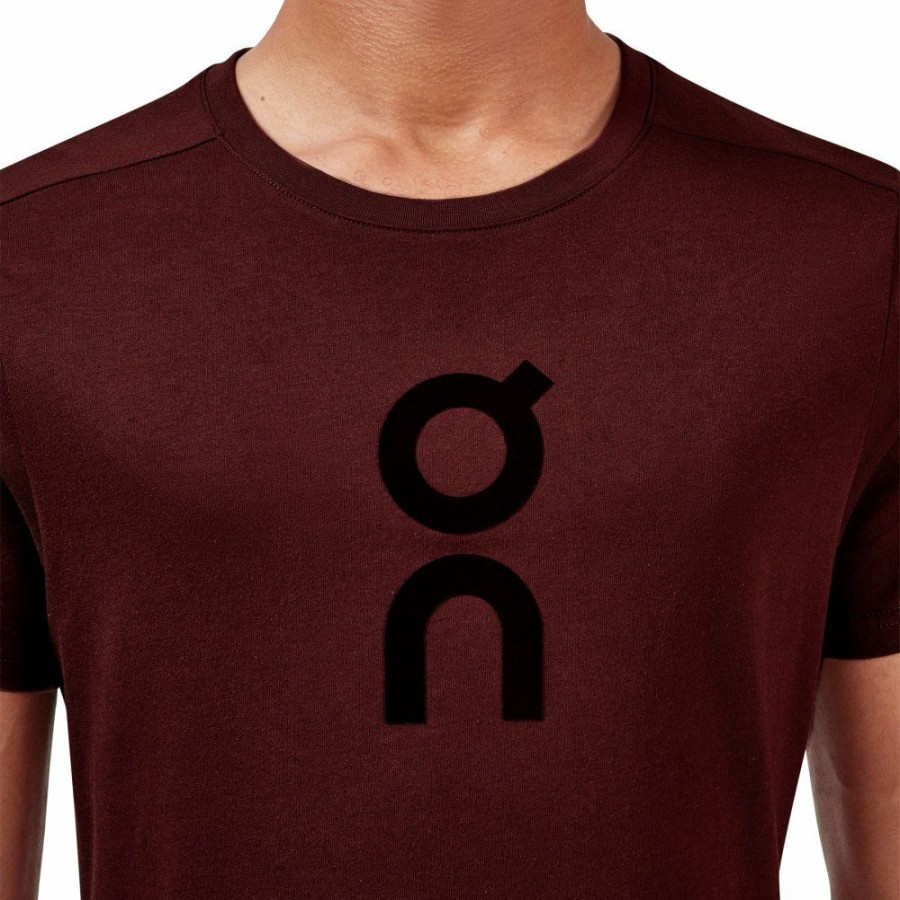 Shirts & Tops * | On Graphic-T Men'S T-Shirt Mulberry On Running Clearance