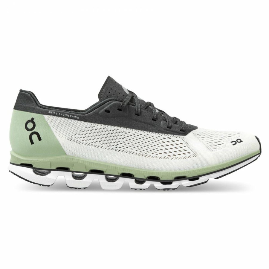 Running Shoes * | On Cloudboom Running Shoe White & Black On Running Online