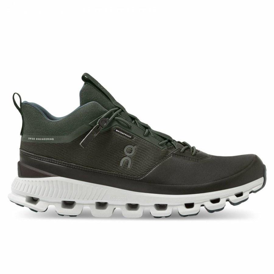 Running Shoes * | On Cloud Hi Waterproof Shoe Fir & Umber On Running Outlet