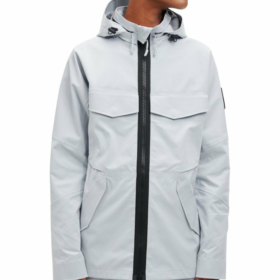 Jackets & Vests * | On Explorer Jacket Women Hail On Running Clearance