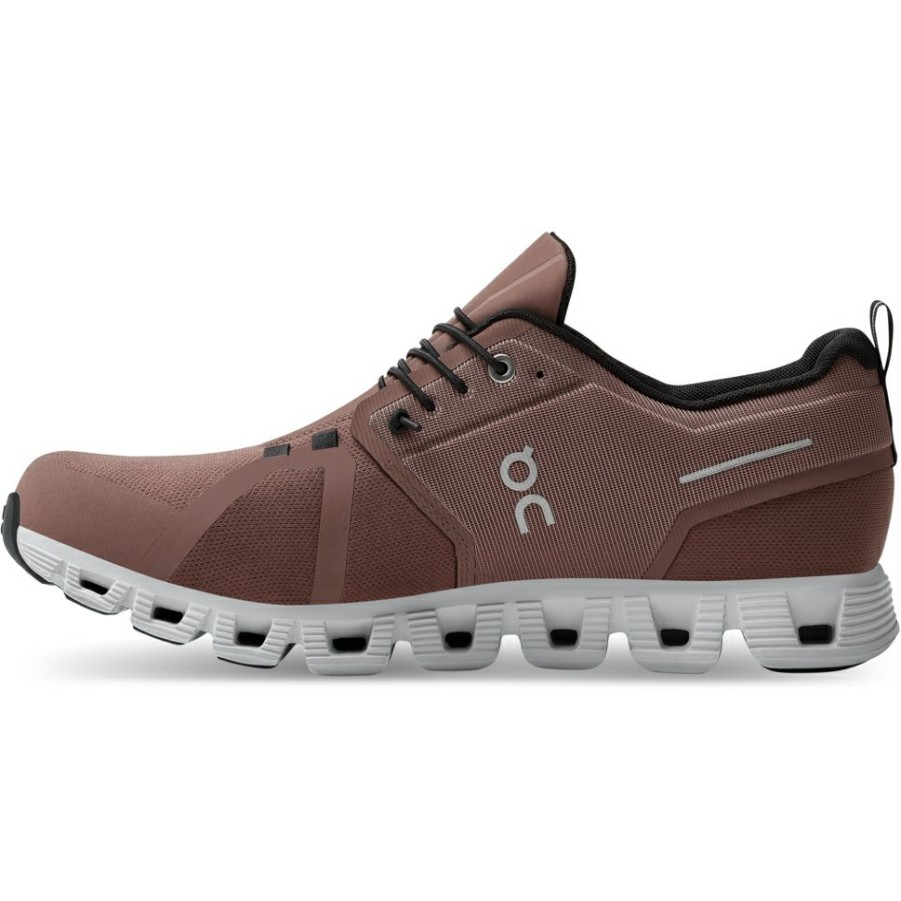 Streetwear * | On Cloud 5 Waterproof Shoe Cocoa & Frost On Running Clearance