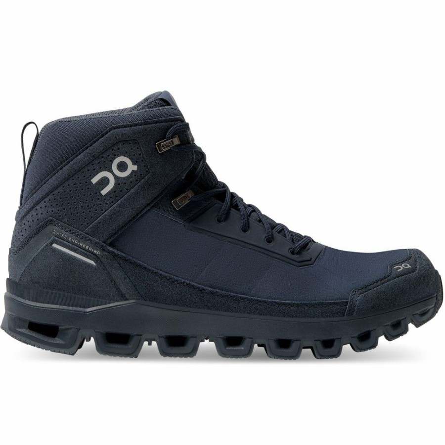 Running Shoes * | On Cloudridge Hiking Boot Midnight & Navy On Running Outlet