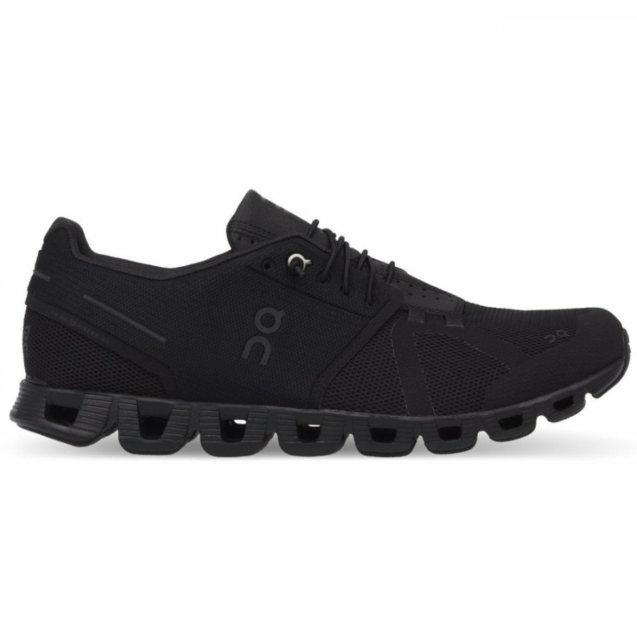 Running Shoes * | On Cloud Women Running Shoe All Black On Running Outlet