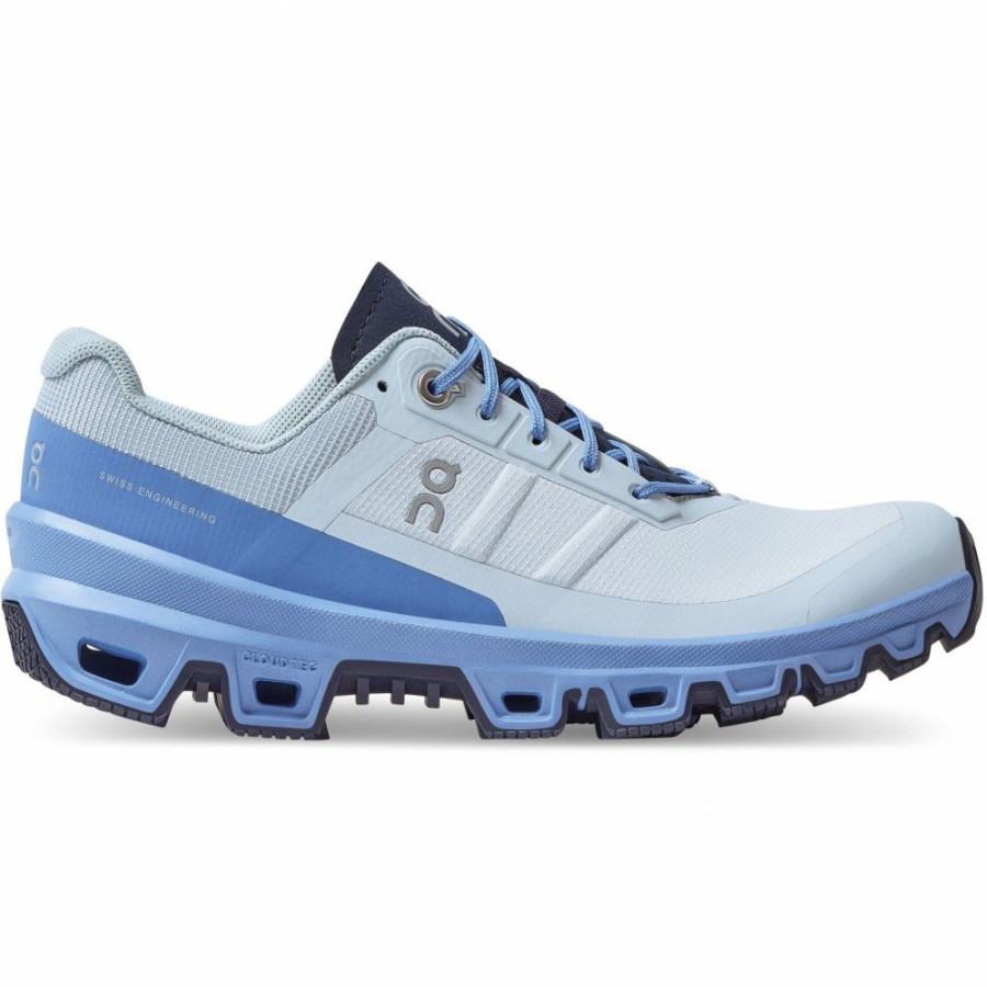 Running Shoes * | On Cloudventure Women Trailrunning Shoe Arctic & Marina On Running Clearance