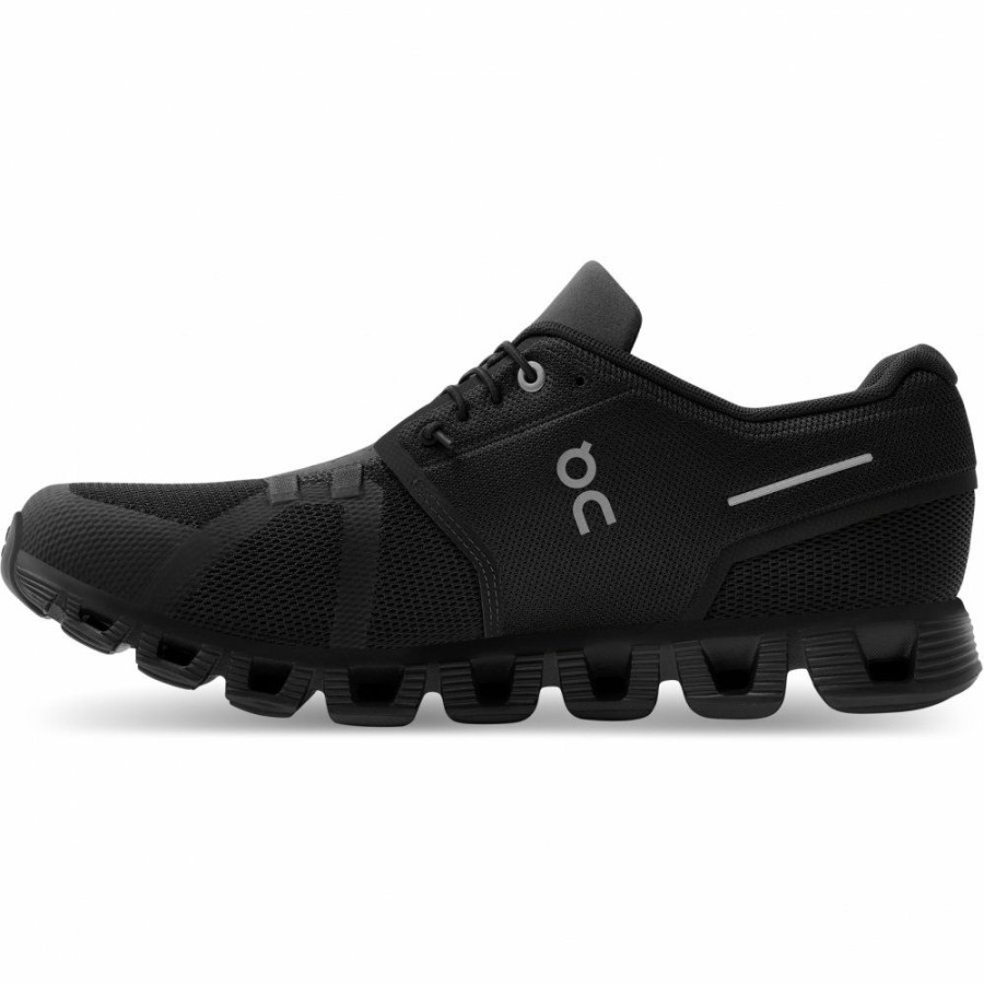 Streetwear * | On Cloud 5 Running Shoe All Black On Running Outlet