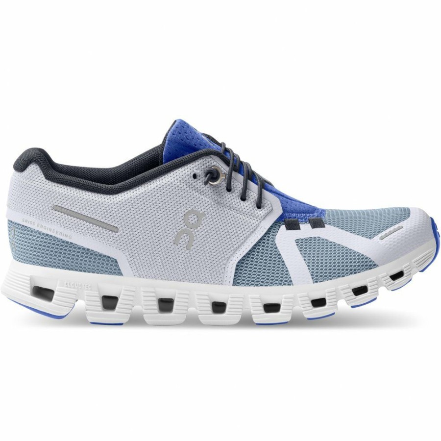 Streetwear * | On Cloud 5 Push Women Shoe Lavender & Chambray On Running Clearance